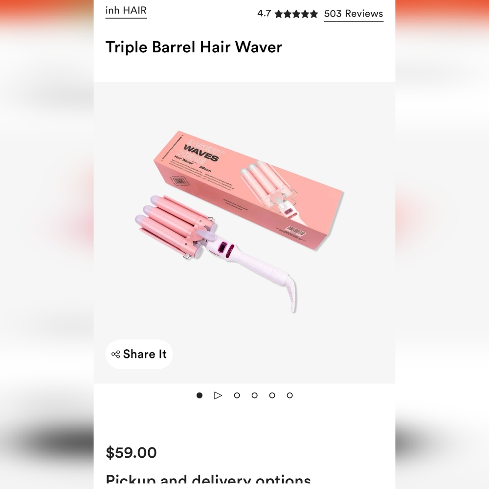 Insert Waves Hair Waver 25mm